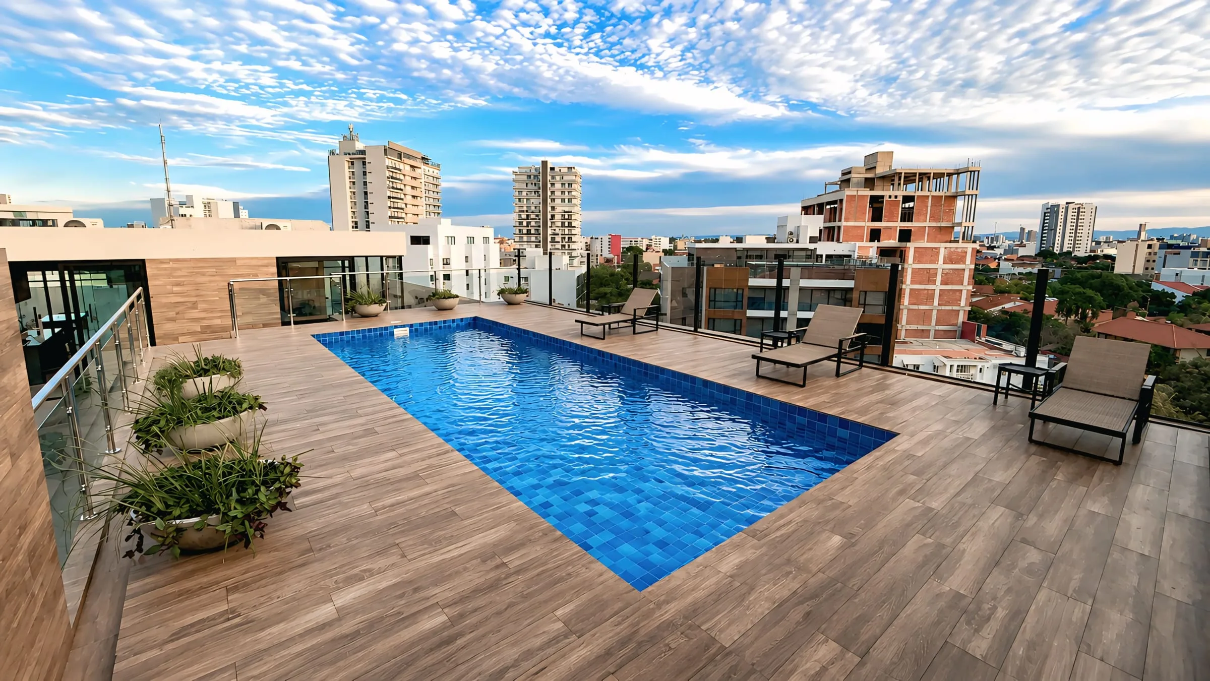 Terraza con vista